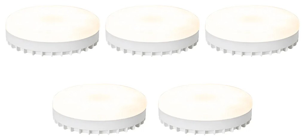 Комплект от 5 смарт GX53 димируеми LED крушки 9W 806LM 2700K-6500K