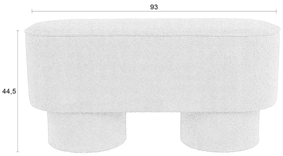 Пейка от букле в тухлен цвят Marcos – White Label