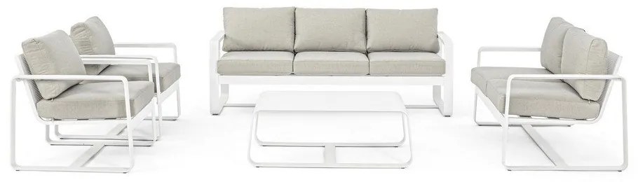 Алуминиева градинска масичка за кафе 62x105 cm Merrigan – Bizzotto