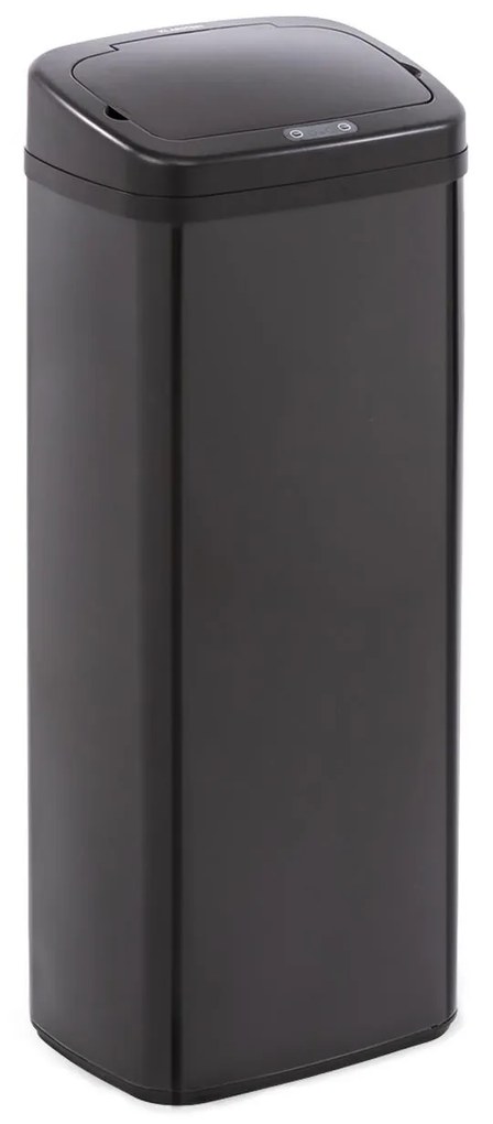 Klarstein Cleansmann, кошче за отпадъци, сензор, 50 литра, за торби за боклук, ABS, черен