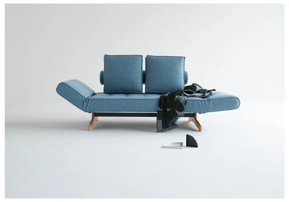 Светлосиня лежанка Innovation Ghia Chrome Mixed Dance Light Blue