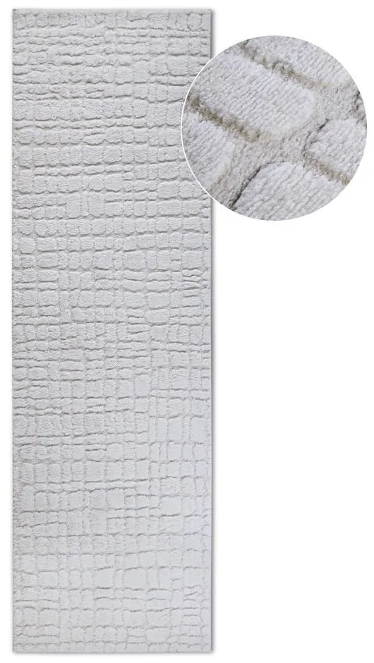 Кремава пътека 80x240 cm Artistique Cream White – Elle Decoration