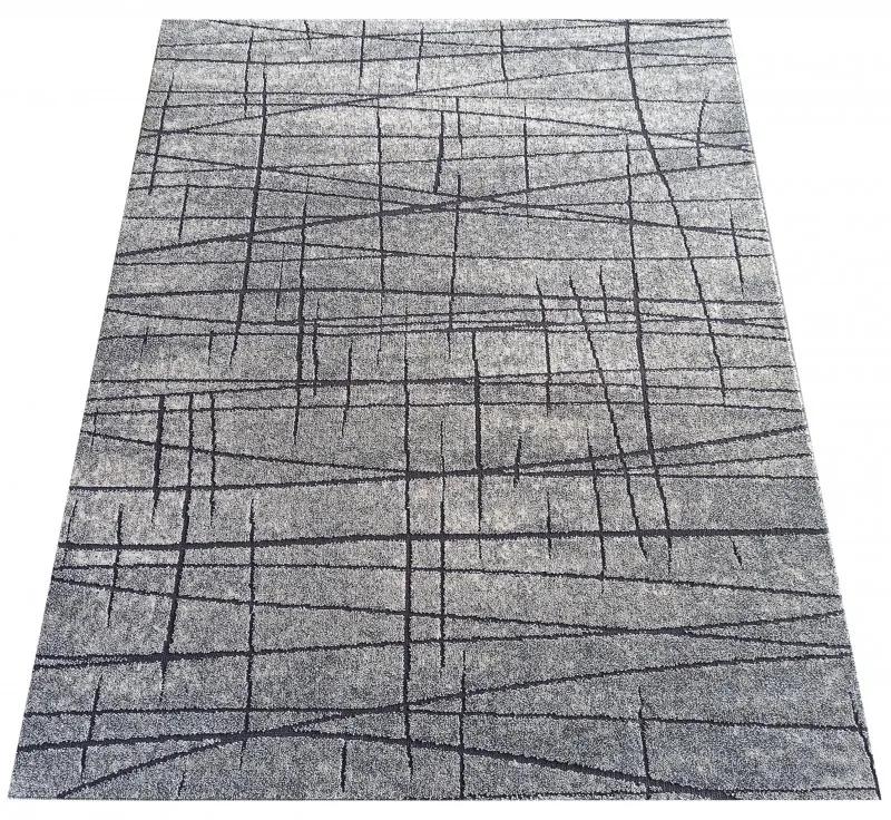 Модерен абстрактен сив килим Широчина: 200 см | Дължина: 290 см