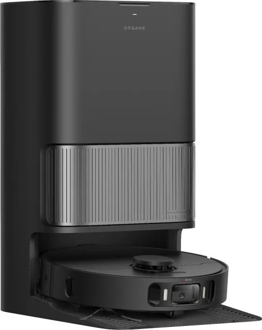 Прахосмукачка робот Dreame L40 Ultra AE RLL77SE_BK, 19000 Pa, 5200 mAh, 60W, До 168 м2, Станция за зареждане и автоматично изпразване, Автономия 180 мин, Черен