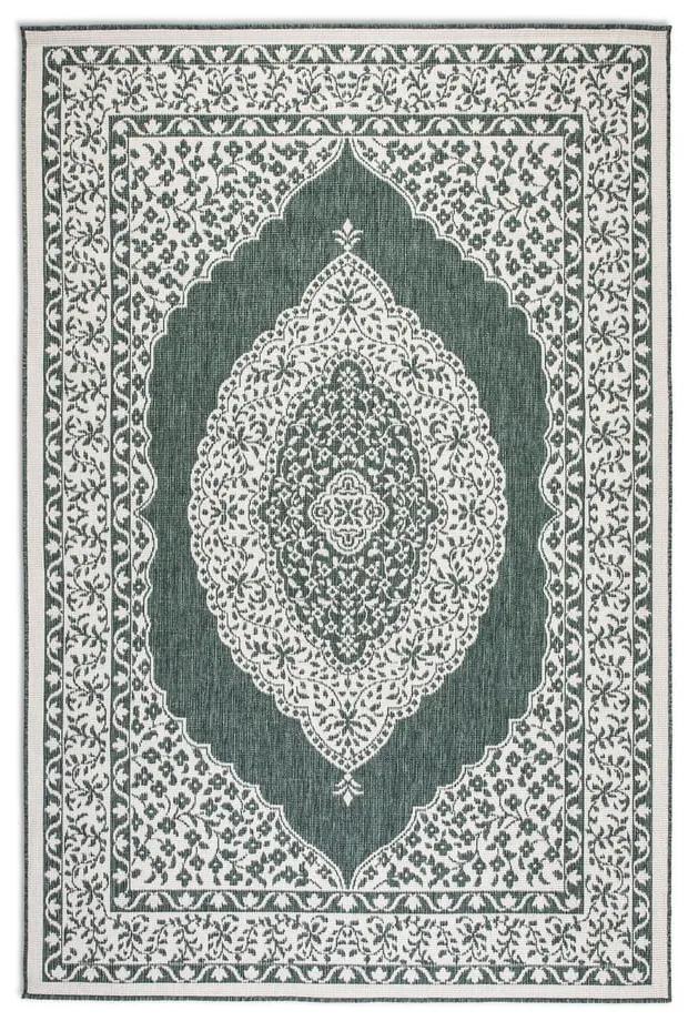 Зелено-кремав външен килим 160x230 cm Gemini – Elle Decoration