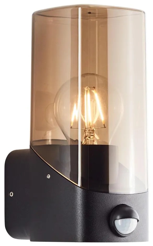 Brilliant - Екстериорен аплик със сензор MINOU 1xE27/10W/230V IP44