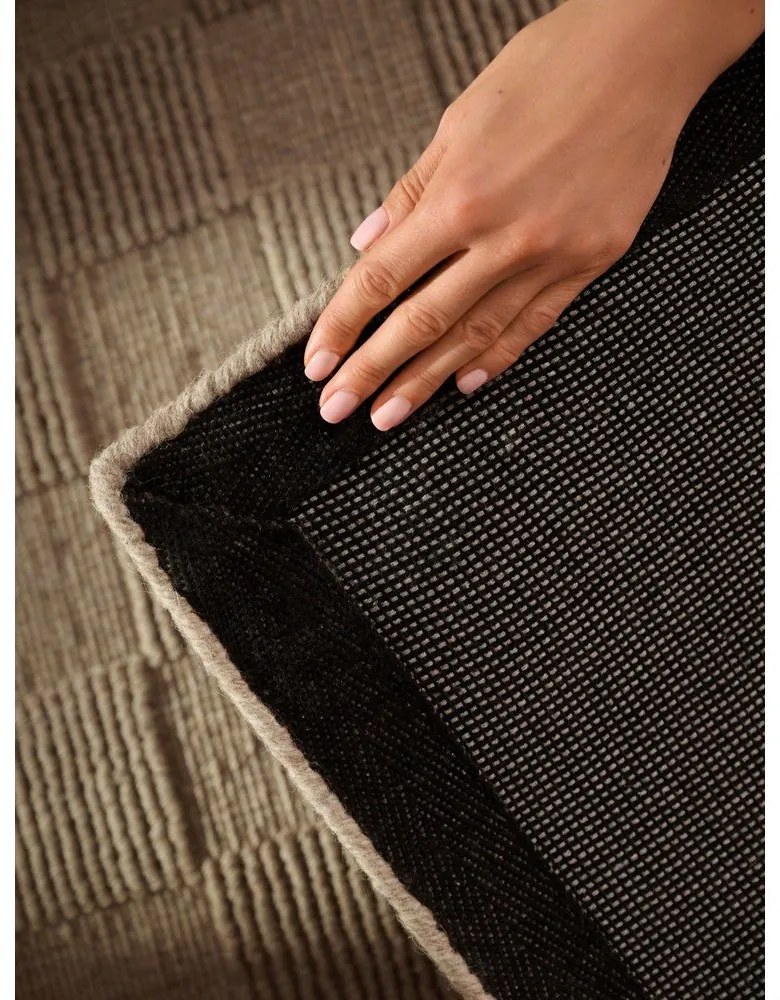 Кафяв ръчно изработен вълнен килим 160x230 cm Scala – Villeroy&Boch