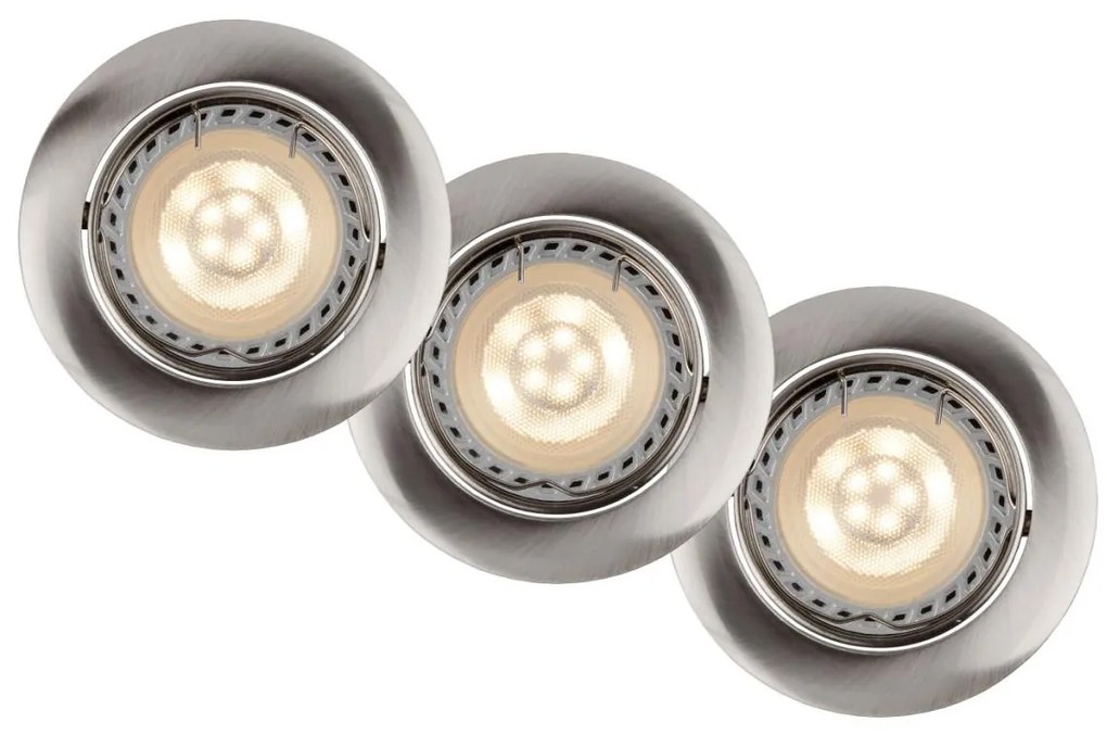 Lucide 11001/15/12 - К-кт 3x LED лампа за окачен таван FOCUS 1xGU10/5W/230V