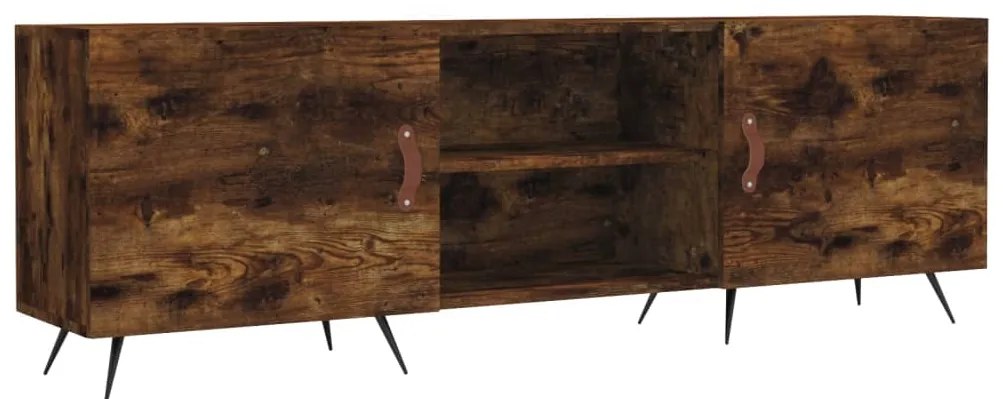 829073 vidaXL ТB шкаф, опушен дъб, 150x30x50 см, инженерно дърво