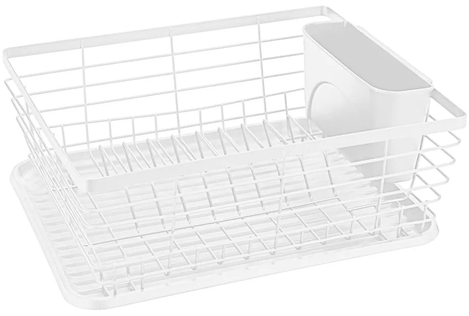 Бяла метална тавичка за оттичане 36x30 cm Drip – Wenko
