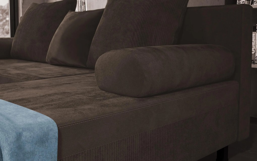 Разтегателен ъглов диван Делано