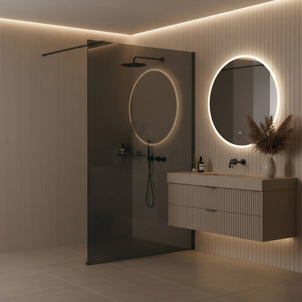 Параван за душ Rea Flexi Grey / Titan 100