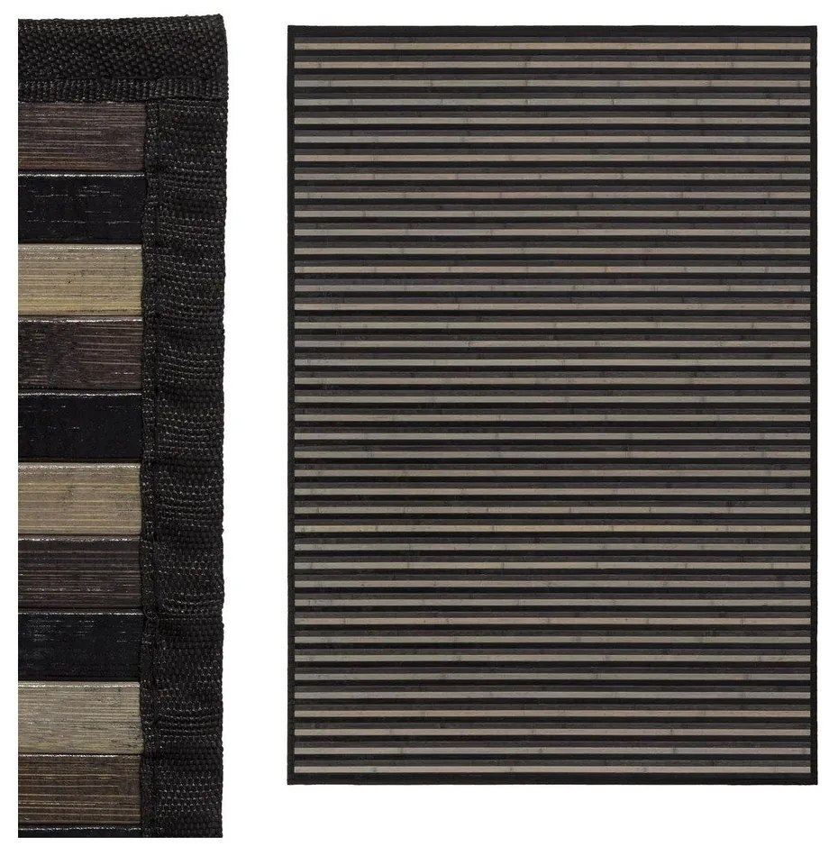 Сив бамбуков килим 140x200 cm – Casa Selección