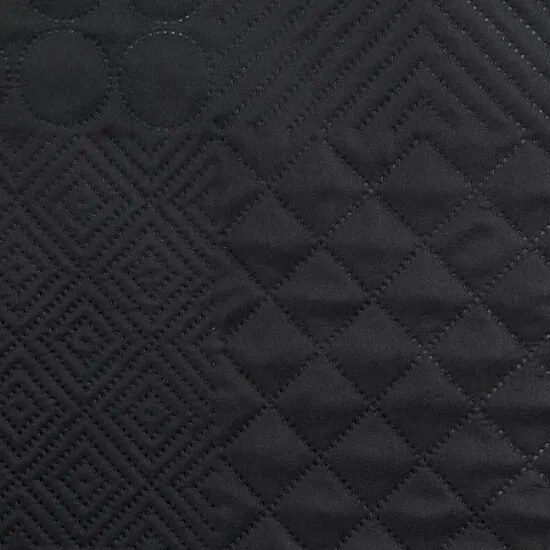 Дизайнерска покривка за легло Boni черен цвят Ширина: 170 см | Дължина: 210 см