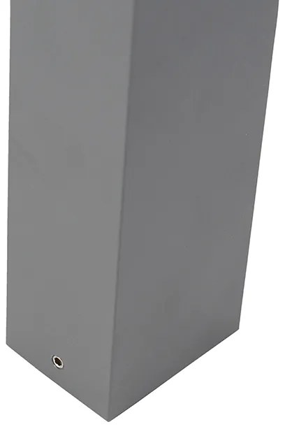 Модерна външна подова лампа антрацит с LED - Uma