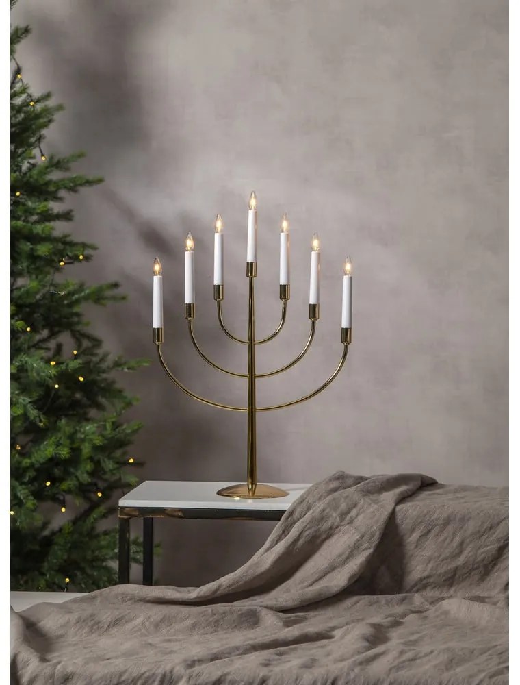 Коледна светлинна украса в златисто Titus – Star Trading