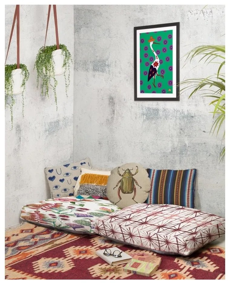 Възглавница за сядане , 60 x 75 cm Flores Salvajes - Madre Selva