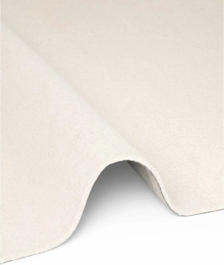 Кремав ръчно изработен вълнен килим 200x290 cm Puristic Knots – Elle Decoration