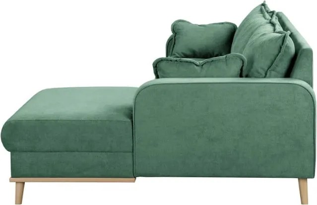 Тюркоазен ъглов диван (десен ъгъл) Beata - Ropez