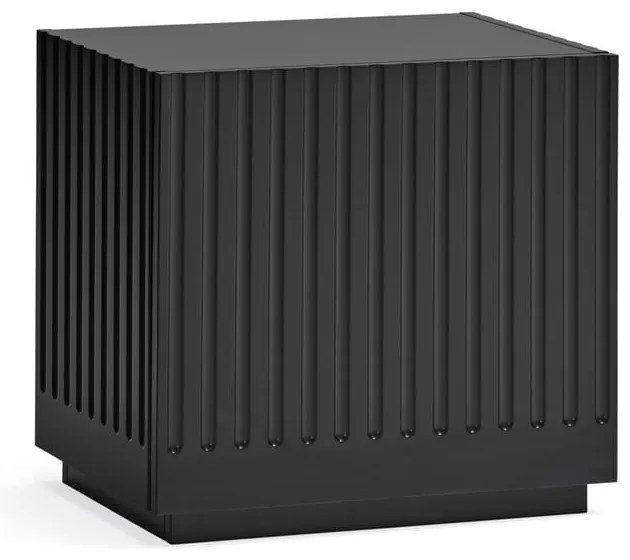 Черно нощно шкафче Doric - Teulat