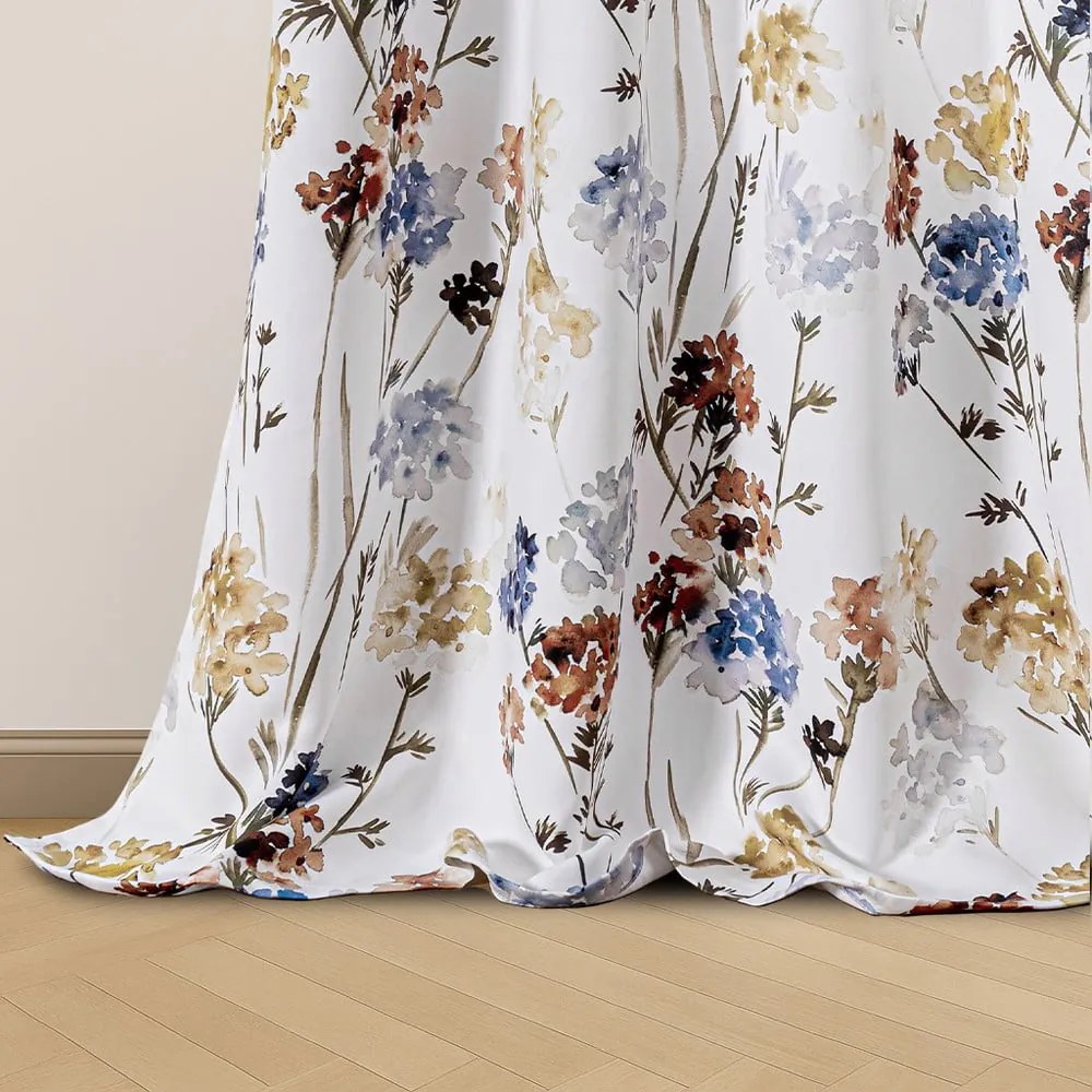 Бяло dimout перде 135x250 cm Solkone – Restilo