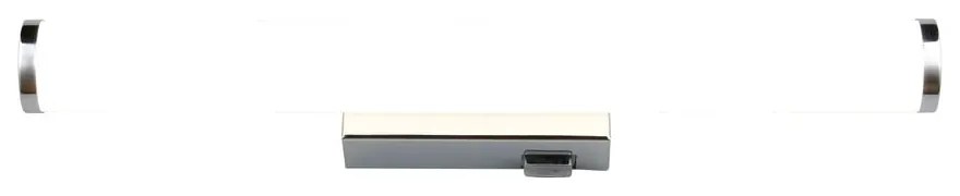 LED стенна лампа в лъскаво сребристо Mattimo – Trio