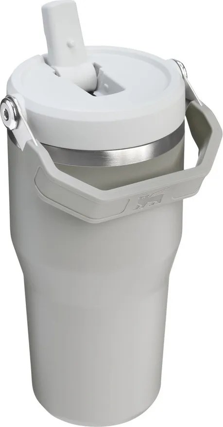 Светлосив термос от неръждаема стомана 600 ml IceFlow™ Flip Straw 2.0 Tumbler Ash – Stanley