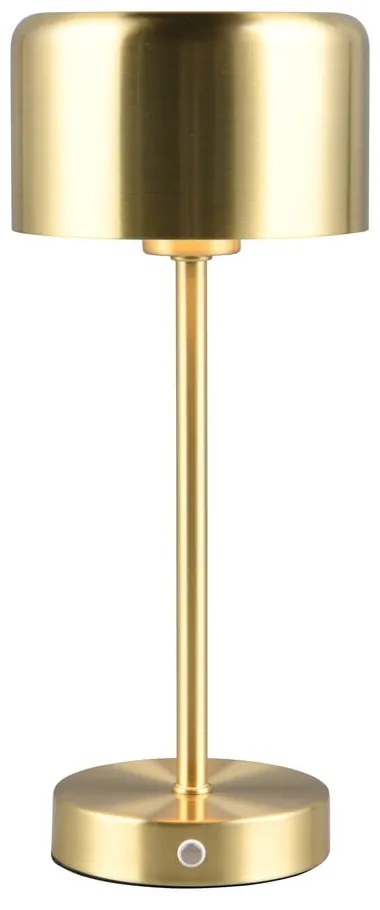 LED настолна лампа с възможност за димиране в златисто (височина 30 cm) Jeff - Trio
