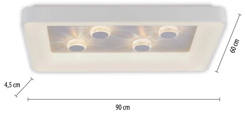 LED ПЛАФОНИЕРА 51W