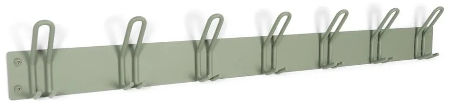 Сиво-зелена метална стенна закачалка 100 cm Miles – Spinder Design
