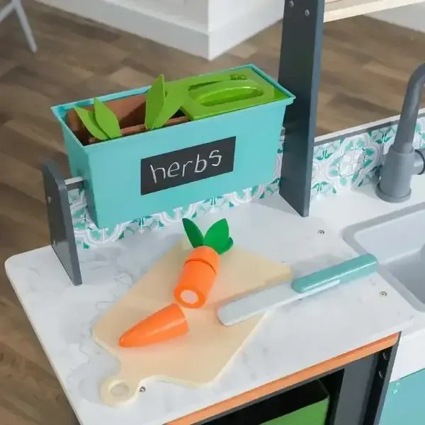 ДЕТСКА ДЪРВЕНА КУХНЯ - Gourmet Play Kitchen - Kidkraft