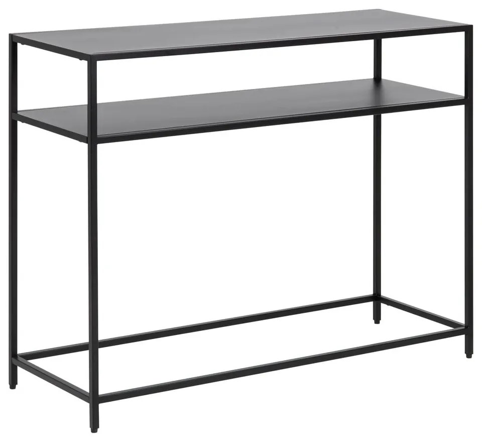 Черна конзолна маса 100x35 cm Newcastle - Actona