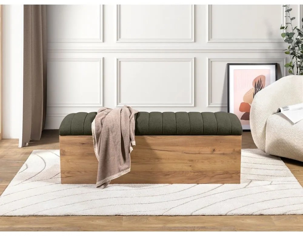 Зелена и естествена пейка Oceane – Bobochic Paris