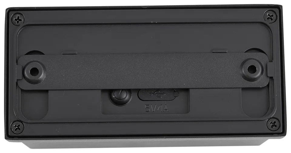 Стенна лампа черна 4-степенен сензор магнитна вкл. LED акумулаторна - Baleno