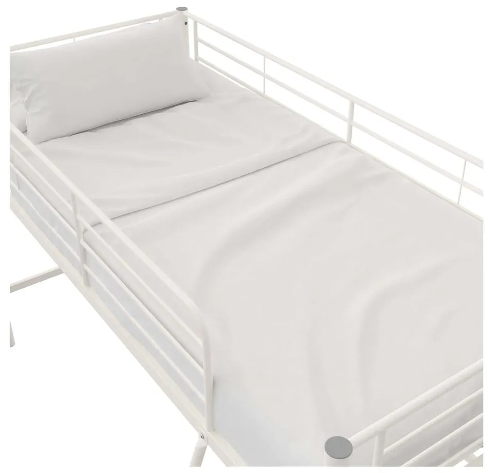 Бяло повдигнато детско легло 90x200 cm Jodie – Støraa