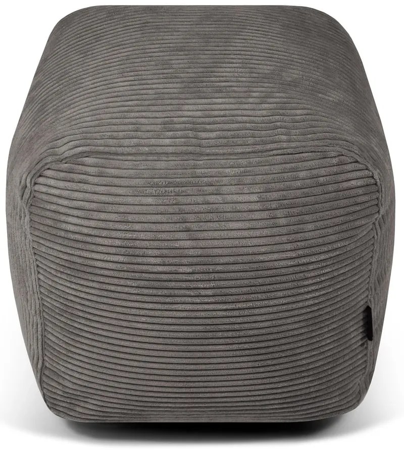 Син пуф от рипсено кадифе Plus 50 Lounge – SLOWDOWN