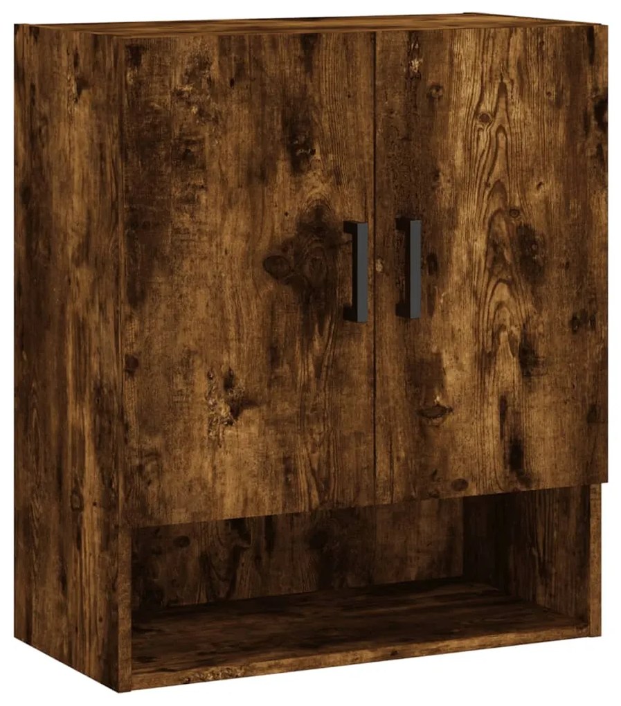 829913 vidaXL Стенен шкаф, опушен дъб, 60x31x70 см, инженерно дърво