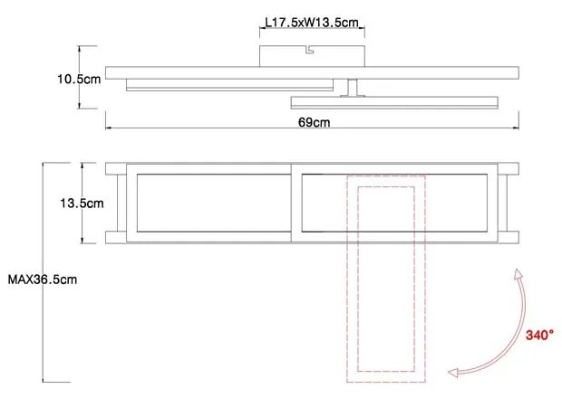 LED ПЛАФОНИЕРА 20W