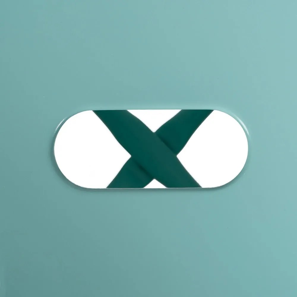 Тюркоазени метални бар столове в комплект 2 бр. (височина на седалката 61 cm) – Ixia