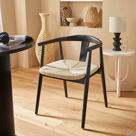 Трапезен стол atmosphera Yamato, Бук - Черен