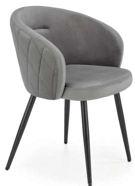 Трапезен стол CALMURE, сив