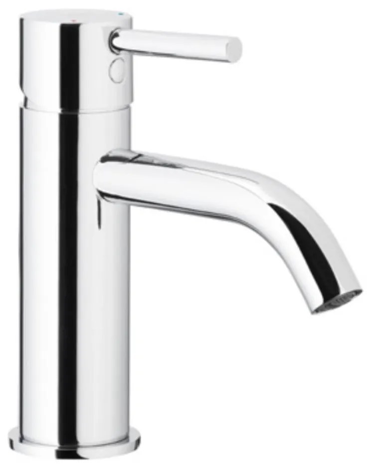 KFA Armatura 5822-815-00 - Кран за мивка + сифон NEDA 16,5 cm лъскав хром