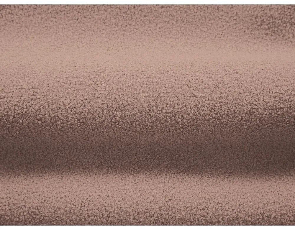 Светлорозово кресло от плат букле Chuck – Micadoni Home