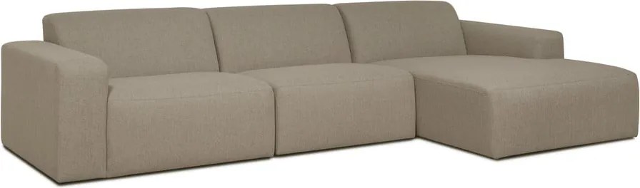 Бежов ъглов диван (десен ъгъл) Roxy - Scandic