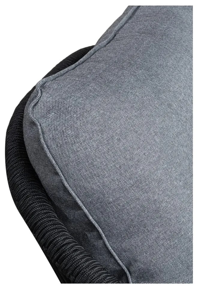 Черен градински диван с три места North - Bonami Selection