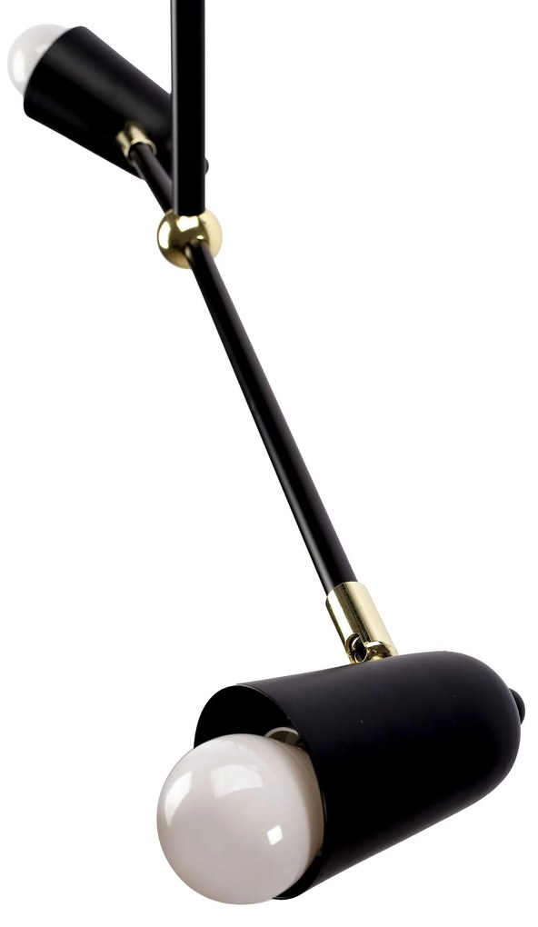 Лампа APP1708-4CP BLACK + GOLD