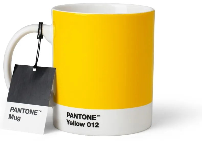 Жълта керамична чаша 375 ml Yellow 012 – Pantone