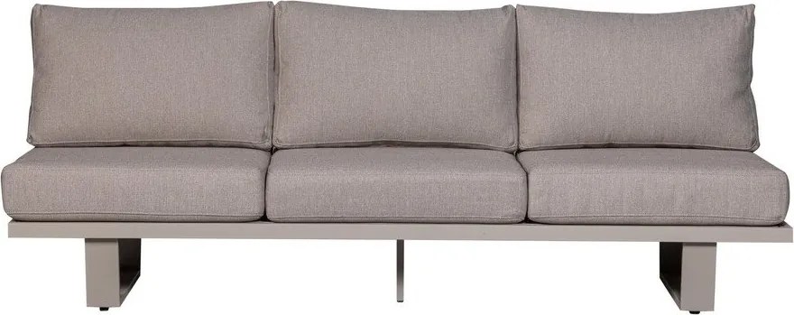 Сиво-бежов тапициран градински диван Bear – WOOOD