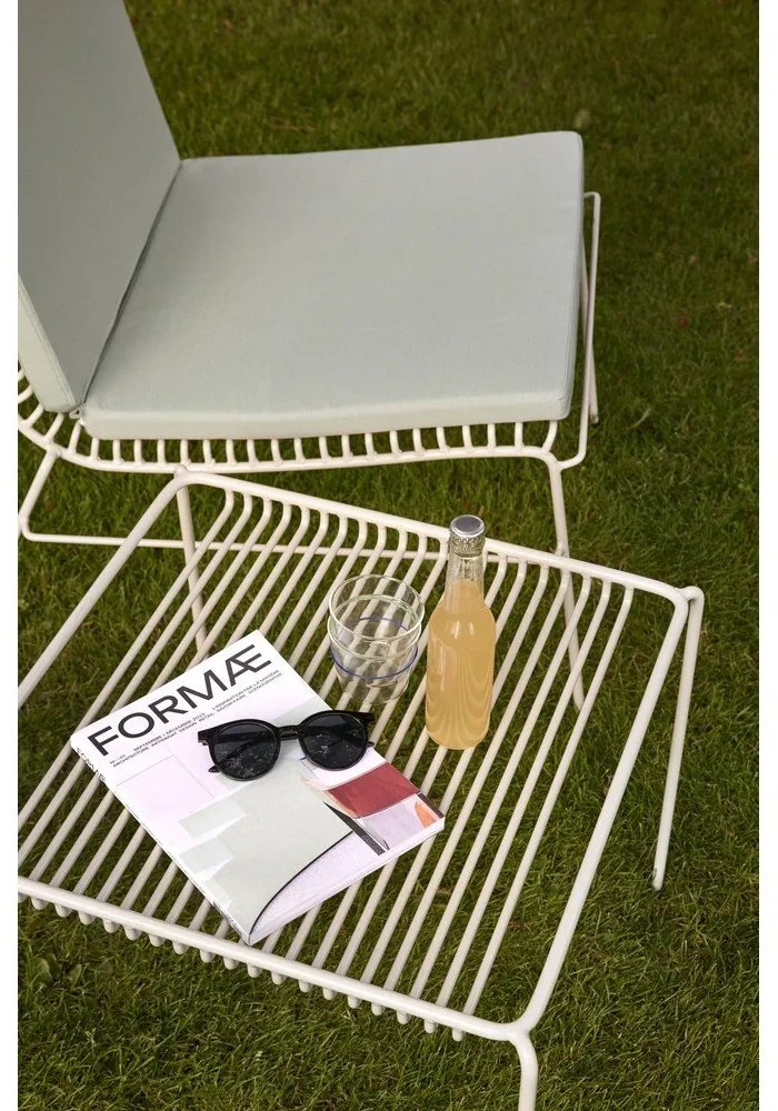 Бяло метално градинско кресло String – Hübsch