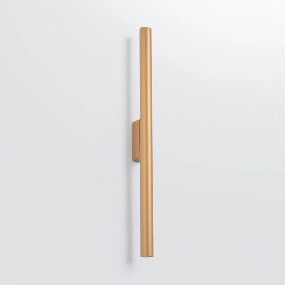 Стенна лампа в златист цвят ø 2,5 cm Fideus – Sollux